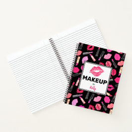 Cuaderno Artista de Maquillaje Personalizado Aquarela Maqui