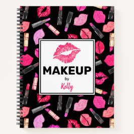 Cuaderno Artista de Maquillaje Personalizado Aquarela Maqui