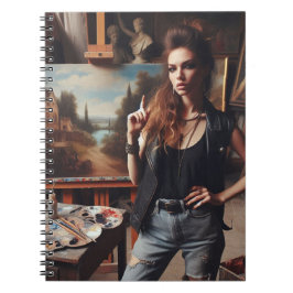 Cuaderno Artista de rock y Rollo moderno