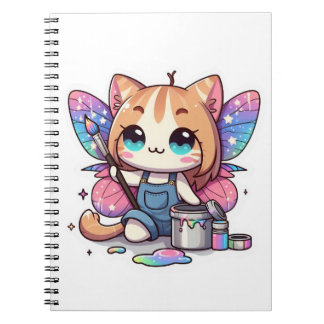 Cuaderno Artista de un gato de hadas