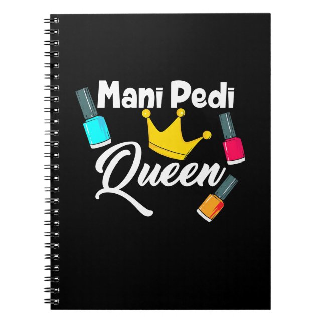 Cuaderno Artista de uñas reina (Frente)
