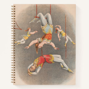 Cuaderno Artistas De Trapecio Masculino Y Femenino
