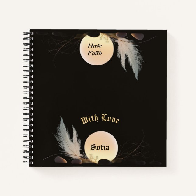 Cuaderno Artistic Self-Love & Zen Healing Square Luxury  (Anverso)