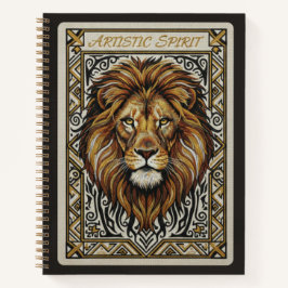 Cuaderno Artistic Spirit Embroidered Lion King Journal