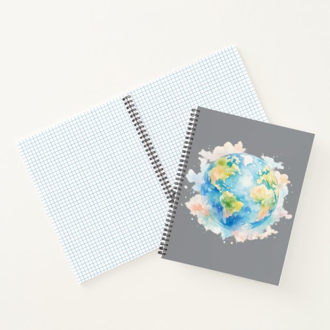 Cuaderno Artistic Watercolor Globe Notebook (Interior)