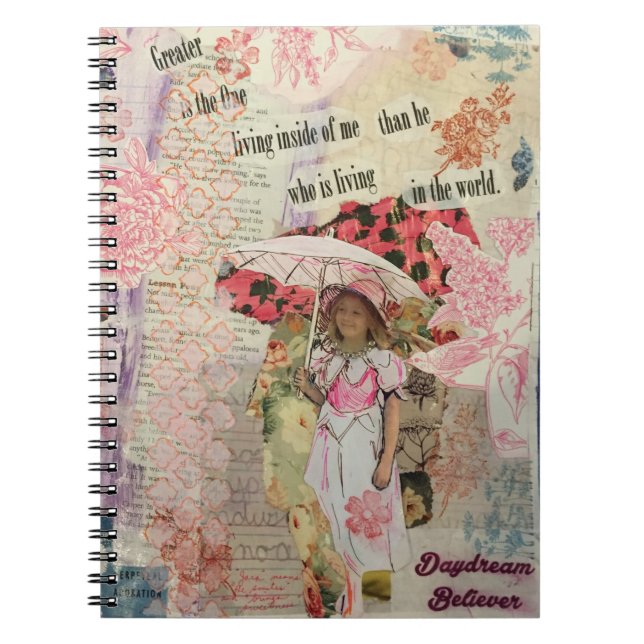 Cuaderno artsy "creyente del ensueño " (Frente)