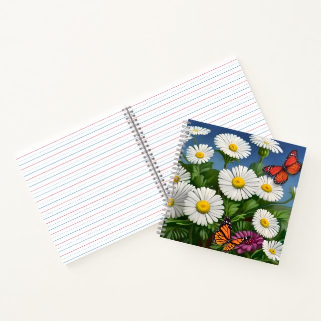 Cuaderno Artsy Fun Daisies And Butterflies (Interior)