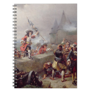 Cuaderno Asaltando los almenajes (aceite en lona)