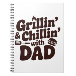 Cuaderno Asando y relajándose con papá