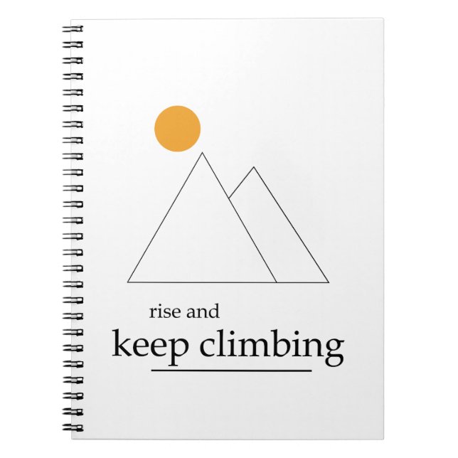 Cuaderno Ascender y Seguir Escalando (Frente)