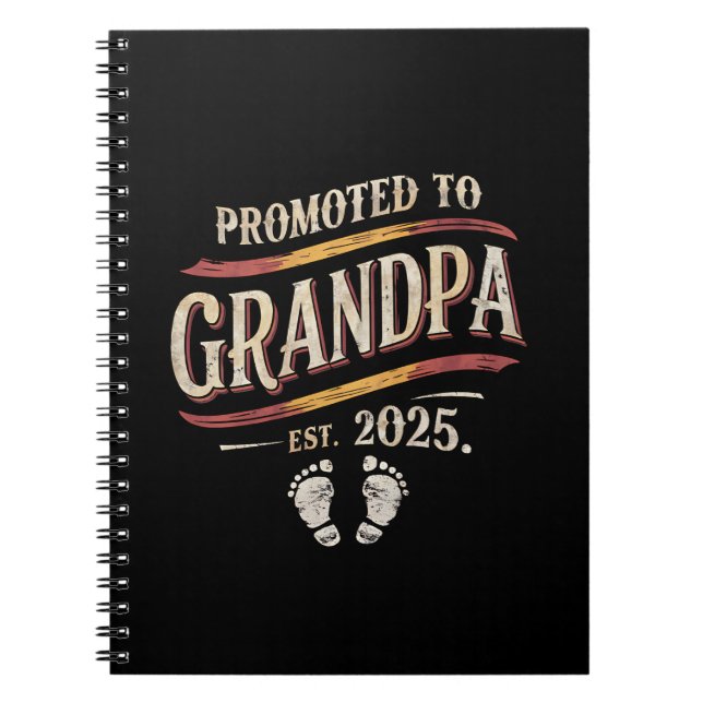 Cuaderno Ascendido a Abuelo 2025 Abuelo est 2025  (Frente)