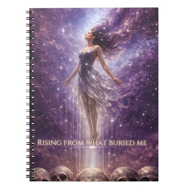 Cuaderno Ascendiendo Desde Lo Que Me Enterró — Arte de Asce (Frente)