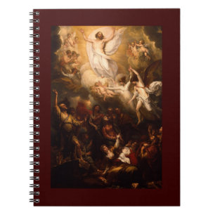 Cuaderno Ascensión de Cristo con ángeles