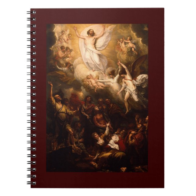 Cuaderno Ascensión de Cristo con ángeles (Frente)