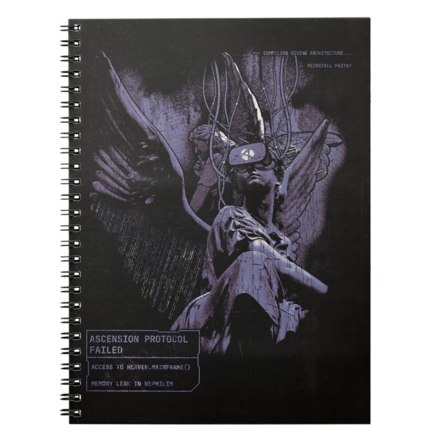 Cuaderno Ascensión denegada - Diseño de calzado de Gótico t (Frente)
