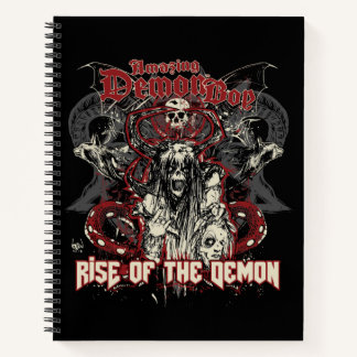 Cuaderno Ascenso del demonio de un niño demonio asombroso