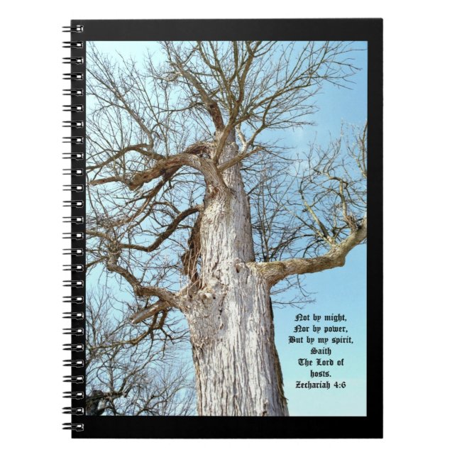 Cuaderno Ash Zechariah 4:6 (Frente)