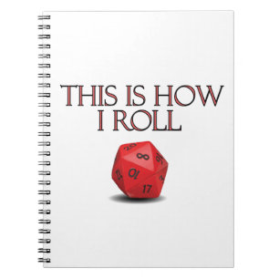 Cuaderno Así Es Como Dejo Diarios RPG Graciosos