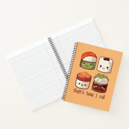 Cuaderno Así es como hago correr el suhi kawaii