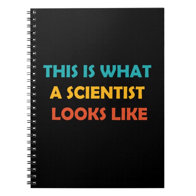 Cuaderno Así es como se ve un científico (Frente)