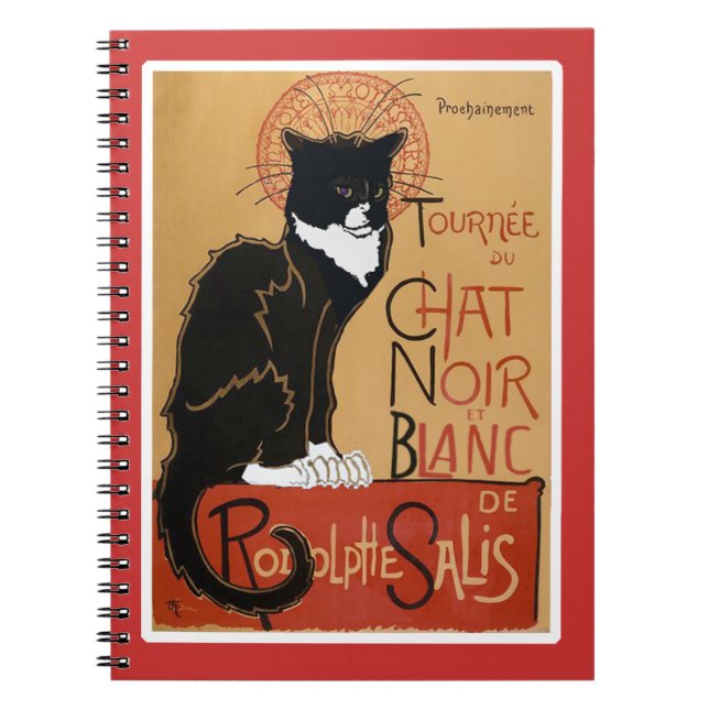 Cuaderno Así Guay Le Chat Noir et Blanc (Frente)
