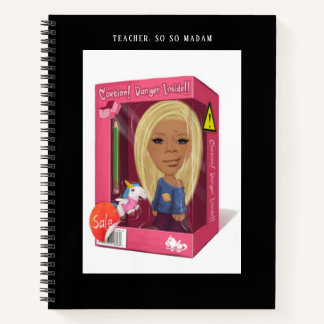 CUADERNO ASÍ QUE MADAM PERSONALIZADO CLASE NOTEBOOK