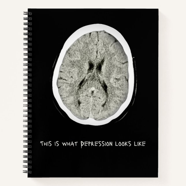 Cuaderno Así se ve la depresión. (Anverso)