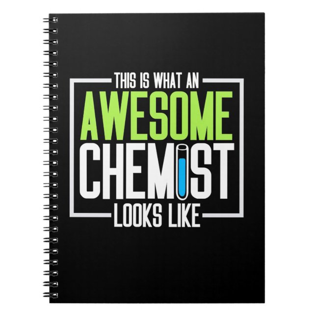 Cuaderno Así Se Ve Un Asombroso Químico (Frente)