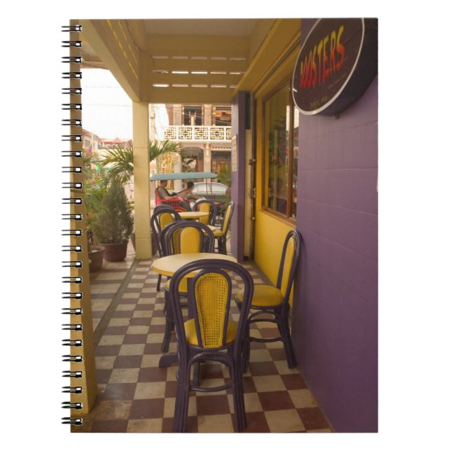 Cuaderno Asia, Camboya, Siem Reap, cafetería. (Frente)