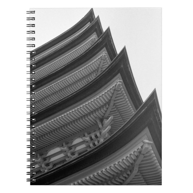 Cuaderno Asia, Japón, Miyajima. Detalle del templo (Frente)