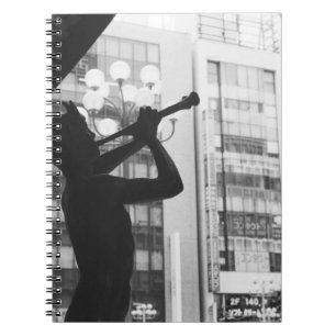 Cuaderno Asia, Japón, Tokio. Estatua de música, Shibuyaku