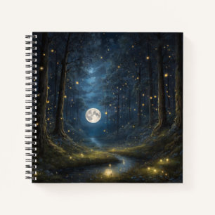 Cuaderno Asiento de cubierta dura de luciérnagas encantadas