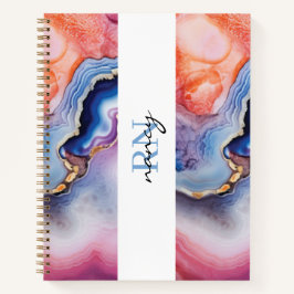 Cuaderno Asientos de monograma de personalizado