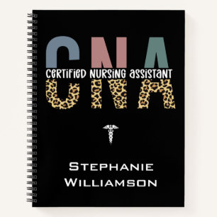 Cuaderno Asistente de Enfermería certificado de CNA person