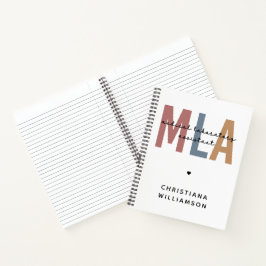 Cuaderno Asistente de Laboratorio Médico de MLA Personaliza