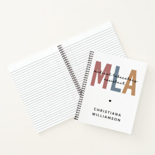 Cuaderno Asistente de Laboratorio Médico de MLA Personaliza