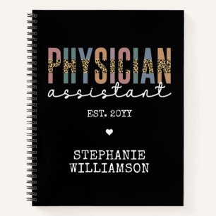 Cuaderno Asistente de Médico personalizado Asociado de Mé