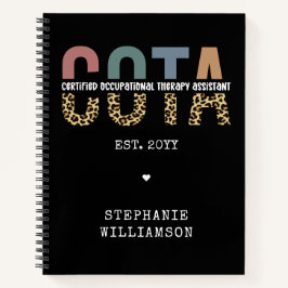 Cuaderno Asistente de Terapia Ocupacional Certificado por l