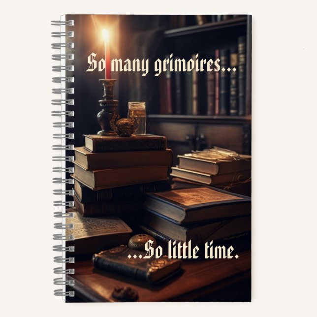 Cuaderno Asistente para muchas grietas, portátil Wiccan (Anverso)