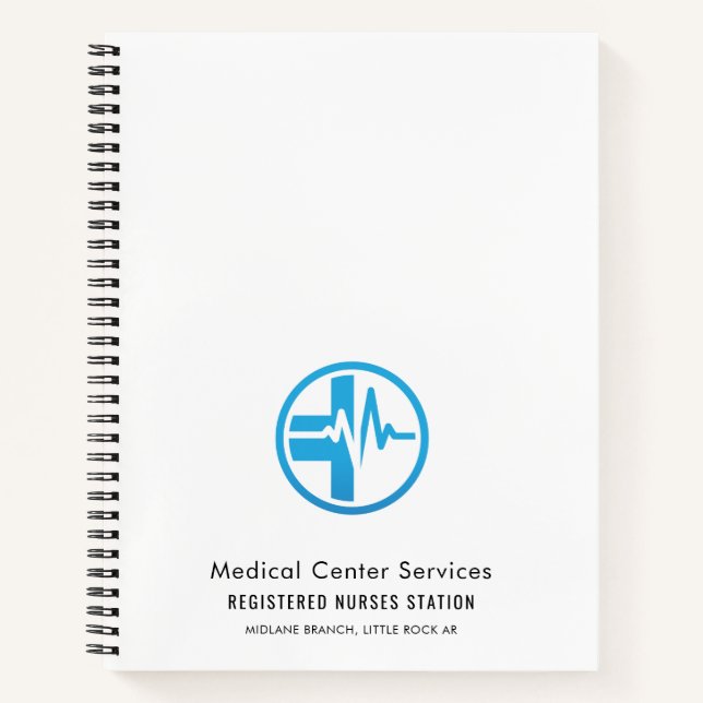 Cuaderno Asistentes Médicos de Enfermeras Modernas Personal (Anverso)