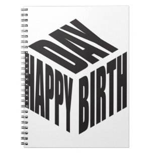 Cuaderno asombroso 3 feliz cumpleaños