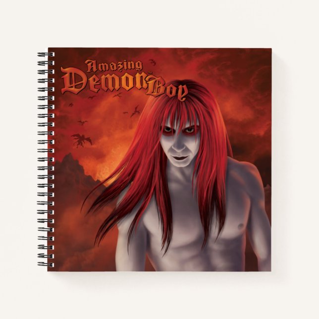 Cuaderno Asombroso Demon Boy Dawn del demonio (Anverso)