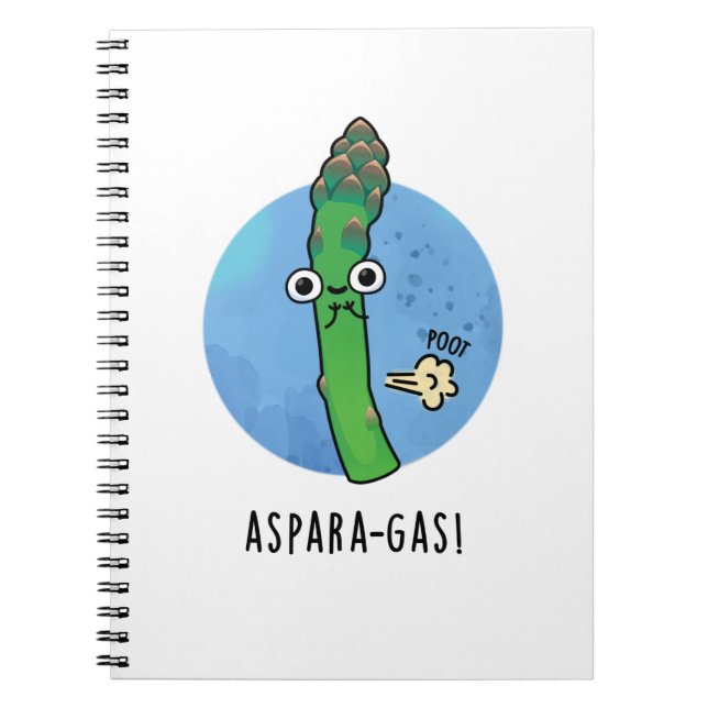 Cuaderno Aspara-gas Chiste de Espárragos Divertido Juego de (Frente)