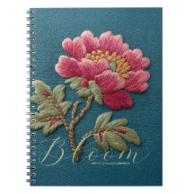 Aspecto Bordado Floral en Flor