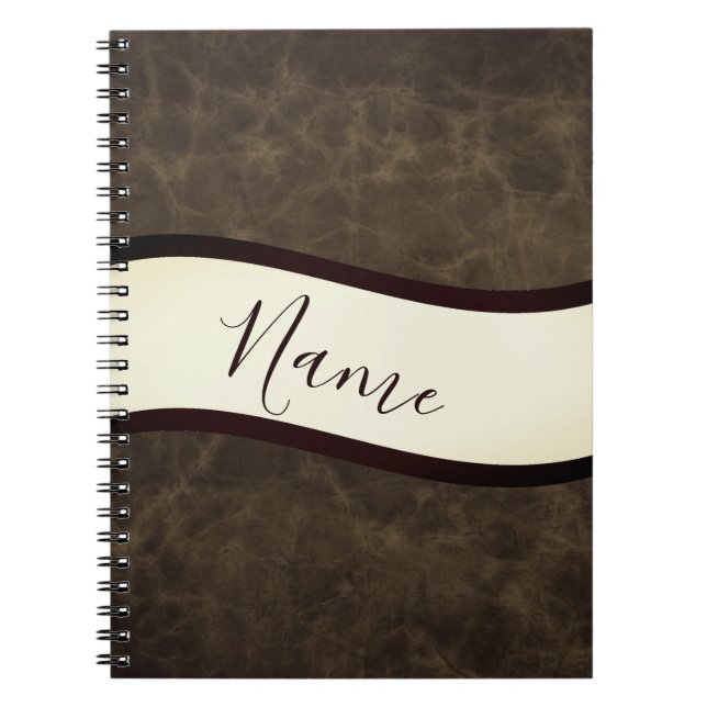 Cuaderno Aspecto de lluvia personalizado (Frente)