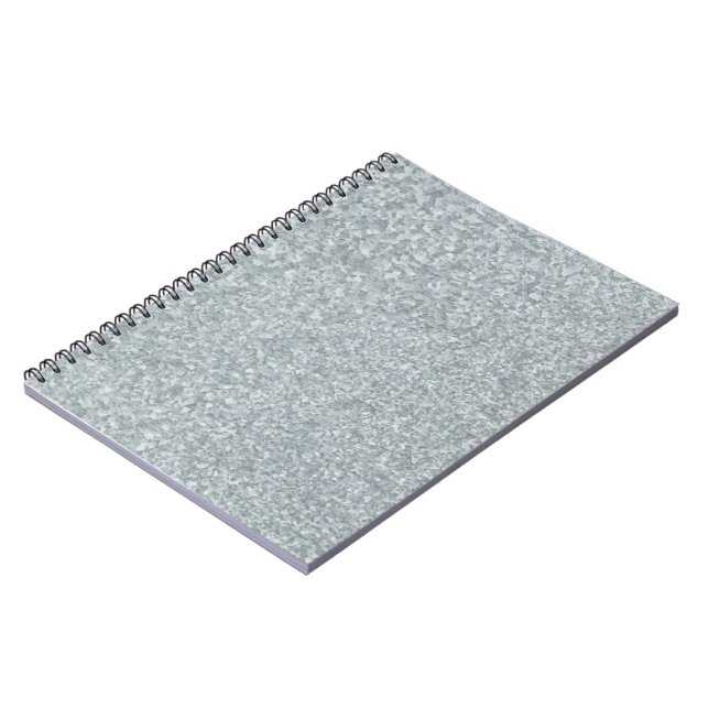 Cuaderno Aspecto metalizado galvanizado (Lado Izquierdo)