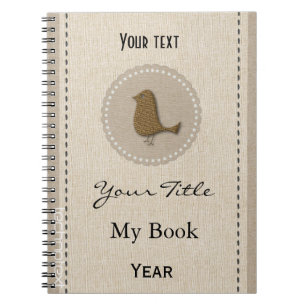 Cuaderno Aspecto personalizado de la línea de Moda de oro p