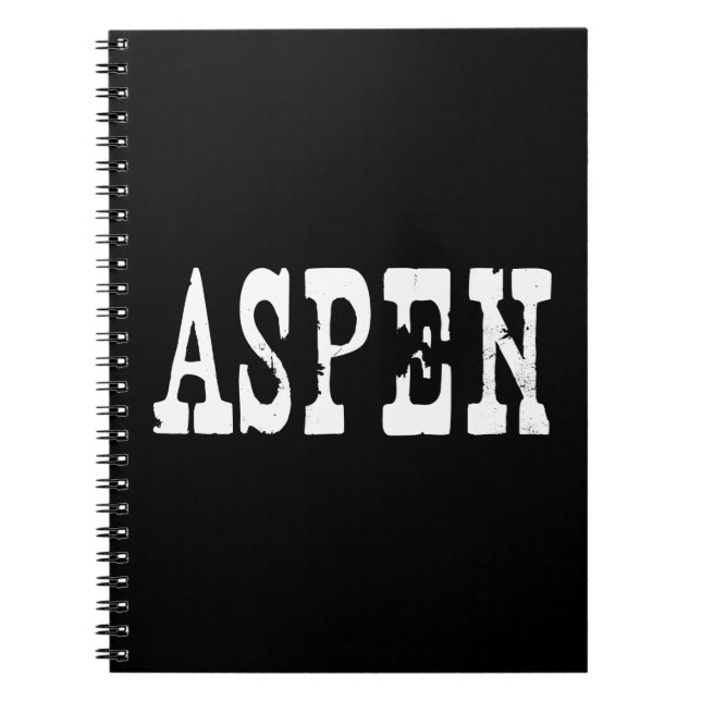 Cuaderno Aspen Black (Frente)