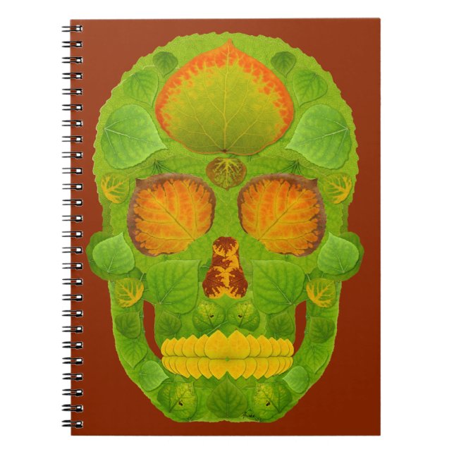 Cuaderno Aspen Leaf Skull 10 (Frente)