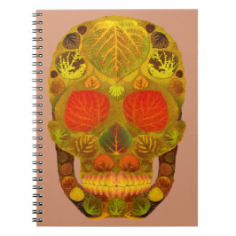 Cuaderno Aspen Leaf Skull 12